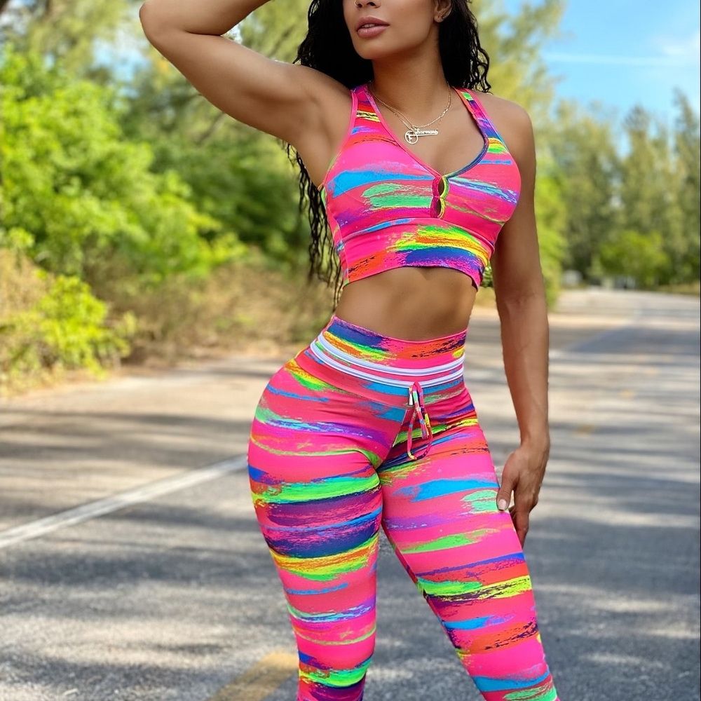 Colorful Women's Activewear Set